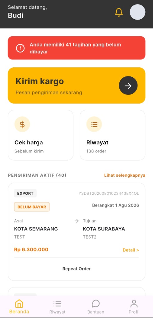 Jasgo App Screen 1